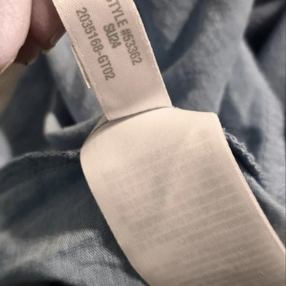 J.Crew Washed Cotton Tee Shirt Men’s Medium Blue Lagoon - Picture 5 of 5